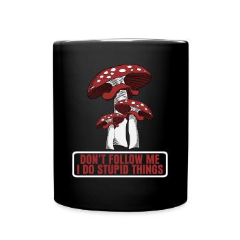Fly agaric Fly agaric Mushroom Pickers - Full Colour Mug - black - Front