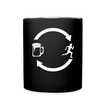 Beer Load Arrows and Running 1 - (RU) - Full Colour Mug - black - Front