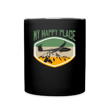 Planeur Planeur Planeur Planeur Planeur - Mug uni - noir - Devant
