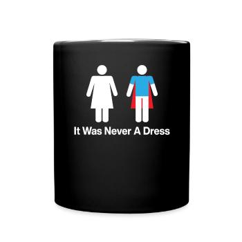 Equality - Feminism It was never a dress - Full Colour Mug - black - Front