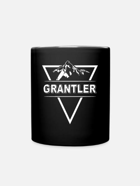 Grantler Berg Berge Grantln Granteln - Tasse einfarbig - Schwarz