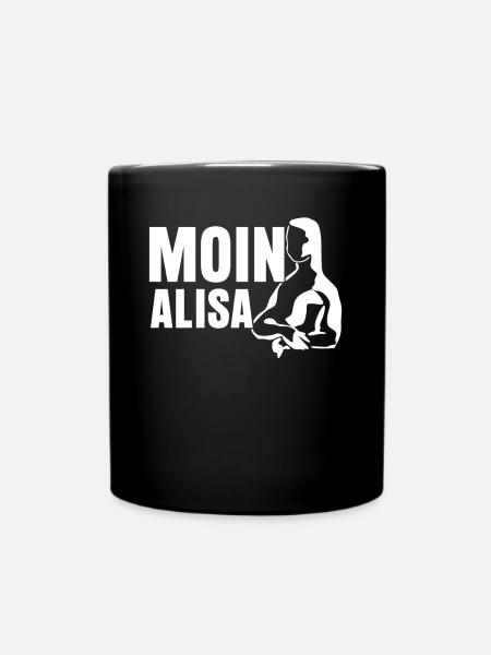 Hamburg Moin St. Pauli - Tasse einfarbig - Schwarz