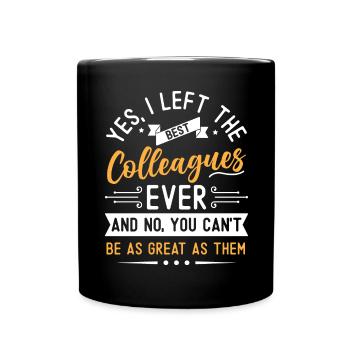 Cadeau d’adieu collègues Changement d’emploi - Mug uni - noir - Devant