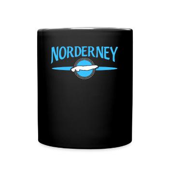 Norderney Nordseeinsel Nordsee - Tasse einfarbig - Schwarz - Vorne