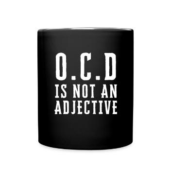 OCD Obsessive Compulsive Disorder Awareness - Full Colour Mug - black - Front
