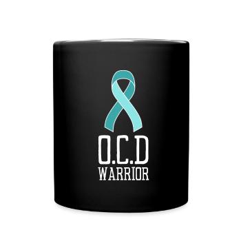 OCD Obsessive Compulsive Disorder Awareness - Full Colour Mug - black - Front