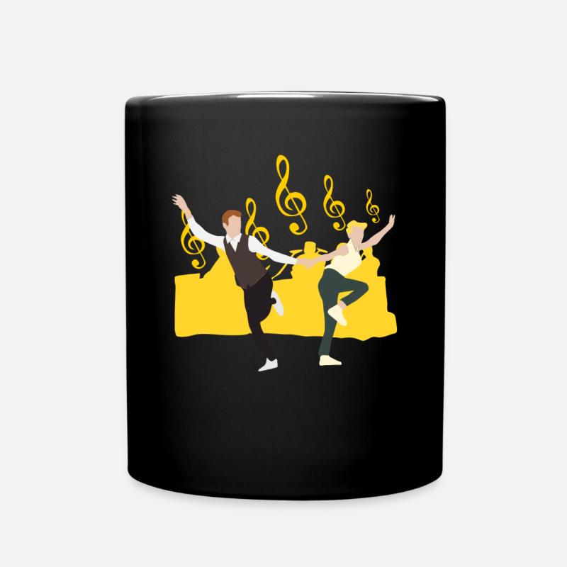 Boogie Woogie Tänzer Spaß Swing - Tasse einfarbig - Schwarz