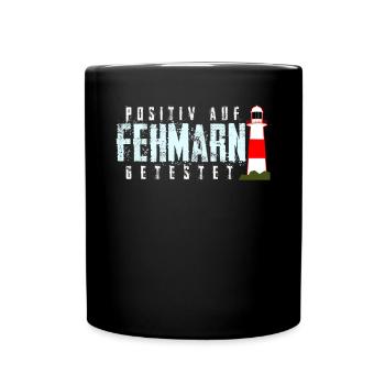Fehmarn - Tasse einfarbig - Schwarz - Vorne