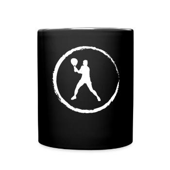 Cricle and Tennis - (2) - Tasse einfarbig - Schwarz - Vorne