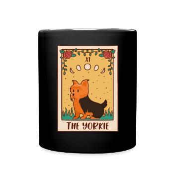 Carte de Tarot - Occult Dog Yorkie - Mug uni - noir - Devant