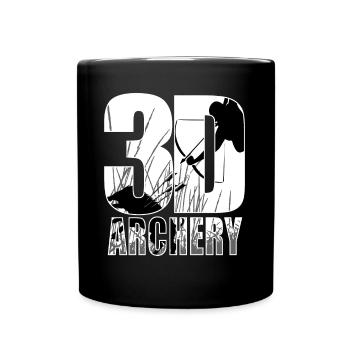 3D Archery Archery Archery Archery - Full Colour Mug - black - Front