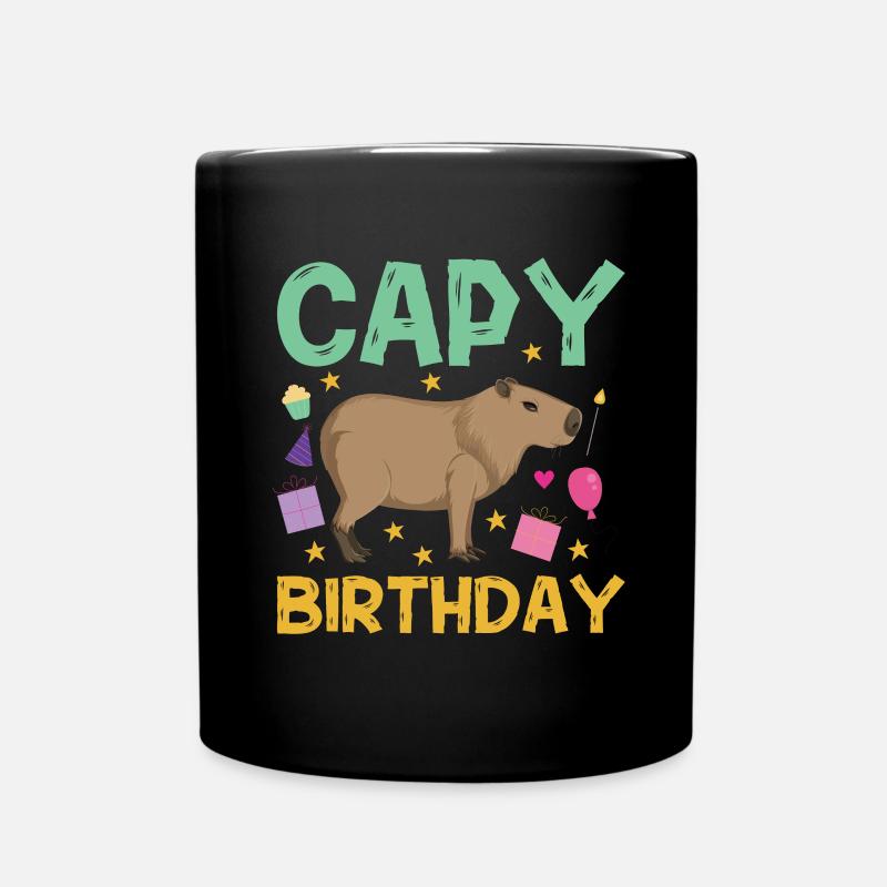 Capy Birthday Capy Birthday Plüschtier Kinder - Tasse einfarbig - Schwarz