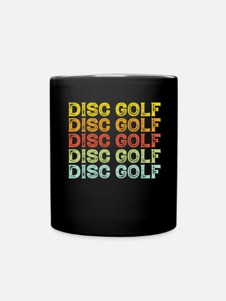 Discgolf - Tasse einfarbig - Schwarz
