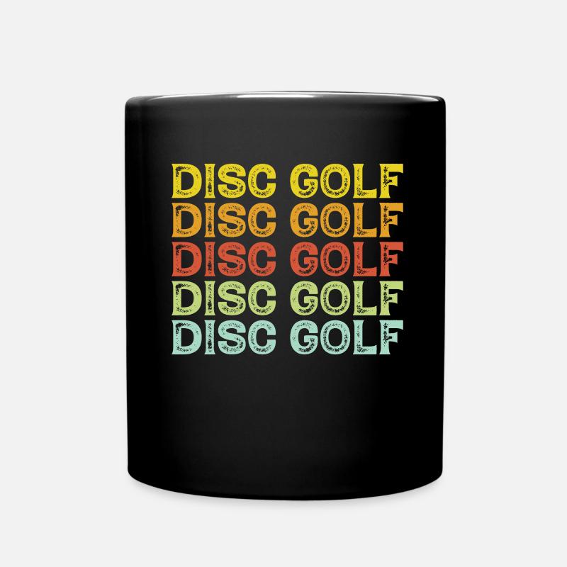Discgolf - Tasse einfarbig - Schwarz