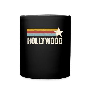 USA City Star Années Rétro - Vintage Hollywood - Mug uni - noir - Devant