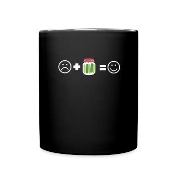 Pickles Cucumber Pickle Lover Pickle Jar Canned - Tasse einfarbig - Schwarz - Vorne