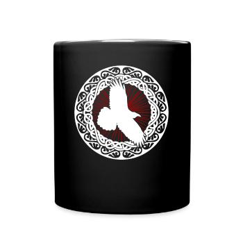 Raven Viking Jewelry Raven - Full Colour Mug - black - Front