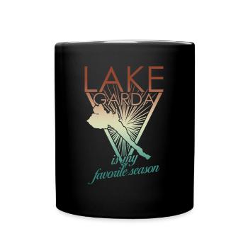Gardasee Lake Garda Lago di Garda - Full Colour Mug - black - Front