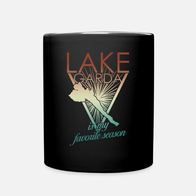 Lac de Garde Lac de Garde Lago di Garda - Mug uni - noir