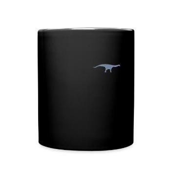 Badge - Mignon dinosaure Lirainosaurus - Mug uni - noir - Devant