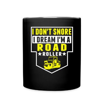 I Don't Snore, I Am Road Scooter - Full Colour Mug - black - Front