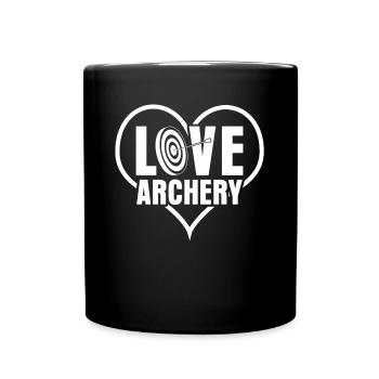 Archer 3D Archer Longbow - Mug uni - noir - Devant