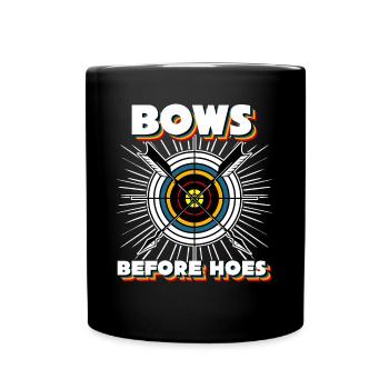 Archer Longbow Archer 3D Tir à l’arc - Mug uni - noir - Devant