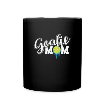 Goalie Mom Water Polo Ball Sports Hobby - Full Colour Mug - black - Front