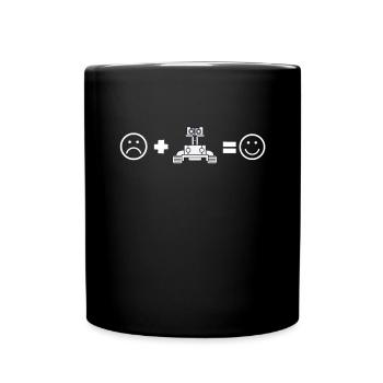 Robots robotiques Droid Builder et robotique - Mug uni - noir - Devant
