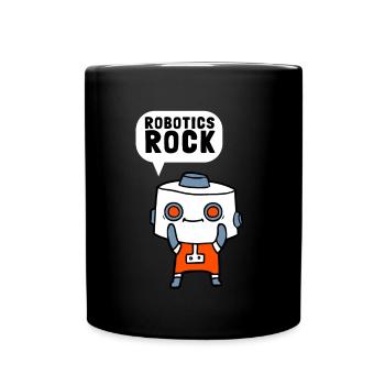Robots robotiques Droid Builder et robotique - Mug uni - noir - Devant