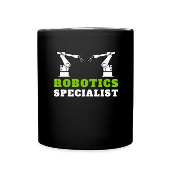 Robots robotiques Droid Builder et robotique - Mug uni - noir - Devant
