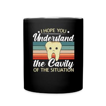 J’espère que vous comprenez la gravité de la situation - Mug uni - noir - Devant