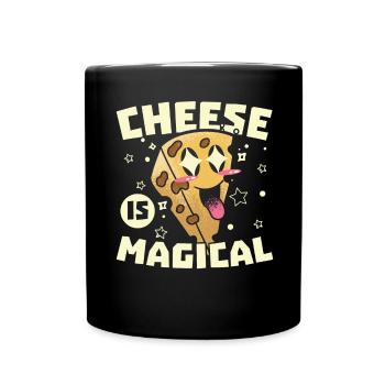 Le fromage est magique Fromage Fromage Foodie Dairy Life - Mug uni - noir - Devant