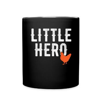 Little Hero - Sweet Animal Chicken - Full Colour Mug - black - Front