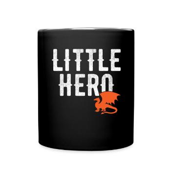 Little Hero - Sweet Animal Dragon - Full Colour Mug - black - Front