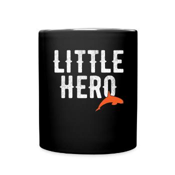 Little Hero - Sweet Animal Orca - Full Colour Mug - black - Front