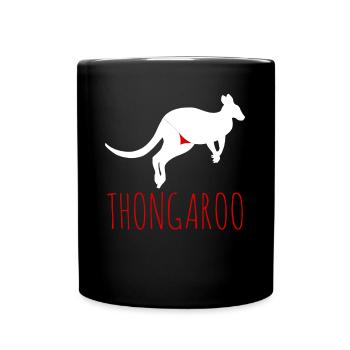 Kangaroo Thoung Kangaroos - Full Colour Mug - black - Front