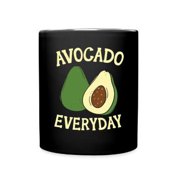 Avocado Every Day Avocado Lover Guac Guacamole - Full Colour Mug - black - Front