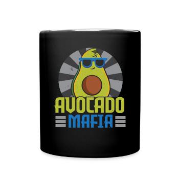 Avocado Mafia Avocado Lover Guac Guacamole Ket - Full Colour Mug - black - Front