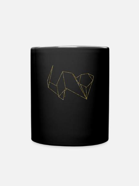 Ferret Weasel Pet Rodent Animal Vateranian - Tasse einfarbig - Schwarz