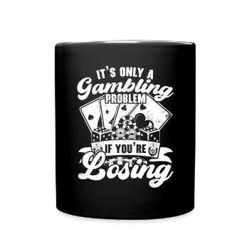 C’est juste un problème de jeu quand vous perdez - Mug uni - noir - Devant
