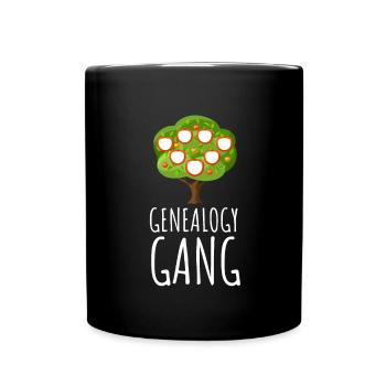 Genealogist Family Historian Genealogy Genealogist - Full Colour Mug - black - Front