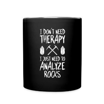 Geologie Geologe Geologist Geology Geologin - Full Colour Mug - black - Front