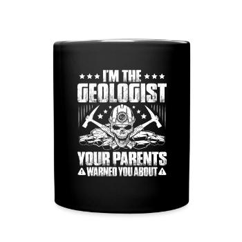 Géologue Géologue Géologue Géologie Géologine - Mug uni - noir - Devant