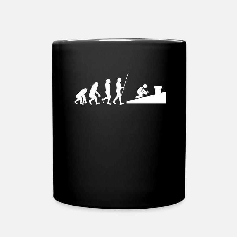 Couvreur Entrepreneur en toiture Travailleur de la construction - Mug uni - noir