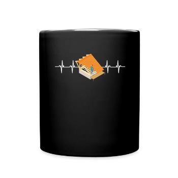 Roofer Roofing Contractor Construction Worker - Tasse einfarbig - Schwarz - Vorne