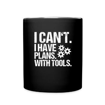 Werkzeugmechaniker Werkzeugmacher Tool & Die Maker - Tasse einfarbig - Schwarz - Vorne