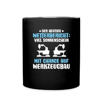 Werkzeugmechaniker Werkzeugmacher Tool & Die Maker - Tasse einfarbig - Schwarz - Vorne