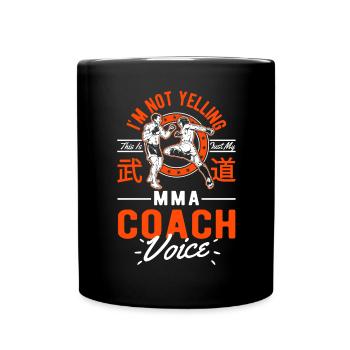 I Don’t Scream - Entraîneur de MMA - Mug uni - noir - Devant