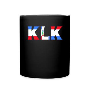 KLK, Ke Lo Ke, Dominican Republic Shirt - Full Colour Mug - black - Front